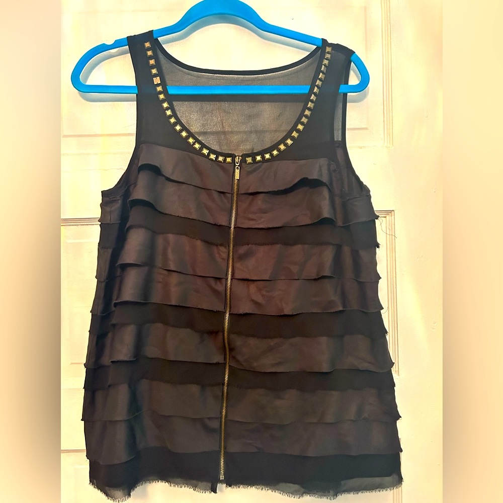 Black jewel blouse